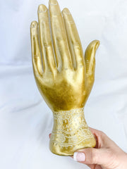 Gold Mystical Hand Statue