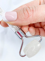 Clear Quartz Face Roller