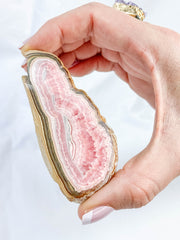 Rhodochrosite Slice 51g