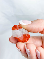 Red Jasper Ghost Carving