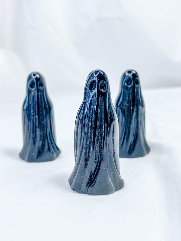 Black Obsidian Ghost Carving