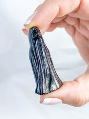 Black Obsidian Ghost Carving