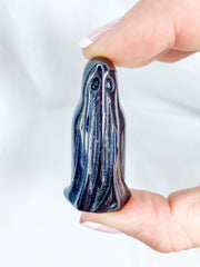 Black Obsidian Ghost Carving
