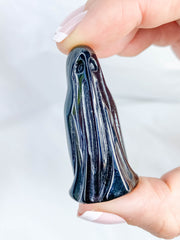 Black Obsidian Ghost Carving