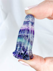 Fluorite Multi Coloured Ghost Carving