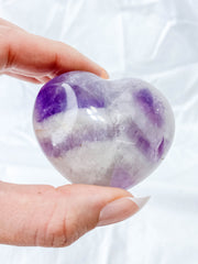 Amethyst Chevron Heart | Large