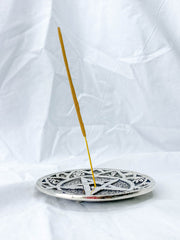 Pentagram Silver Plated Incense Holder