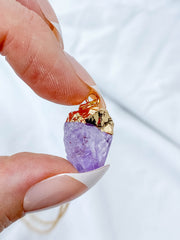 Balance Necklace Trio | Labradorite + Amethyst + Red Quartz