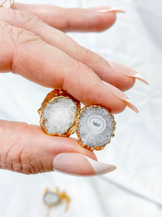 Grounding Duo | Agate Necklace + Earring