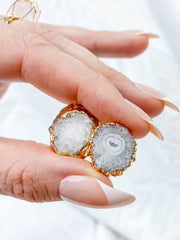 Grounding Duo | Agate Necklace + Earring
