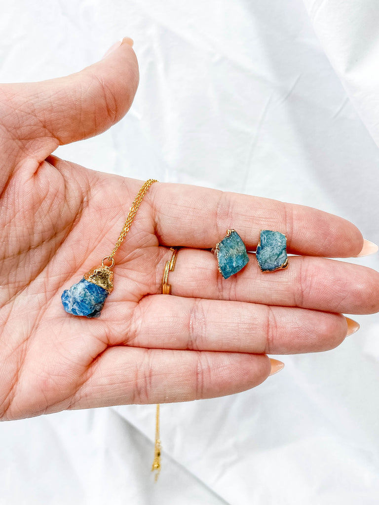 Manifestation Duo | Apatite Necklace + Earring