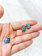 Manifestation Duo | Apatite Necklace + Earring
