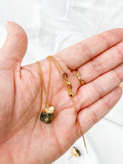 Courage Duo | Labradorite Necklace + Earring