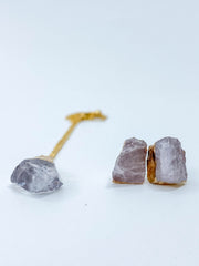 Cleanse Duo | Clear Quartz Necklace + Earring