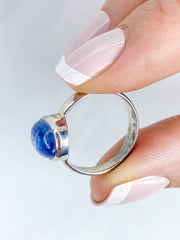 Blue Kyanite Ring Sterling Silver