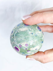 Ruby Fuchsite Sphere 288g