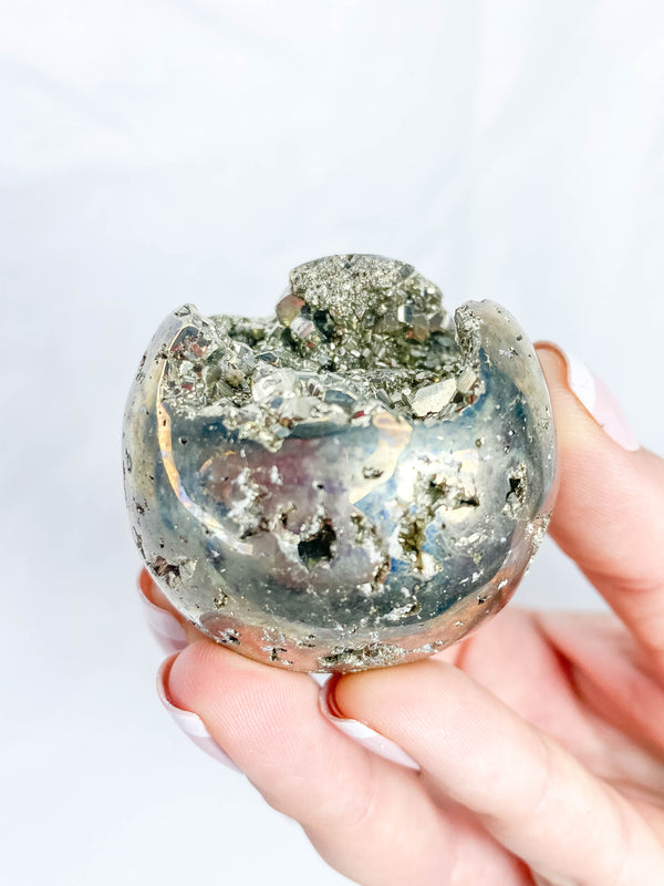 Pyrite Cluster Sphere 242g