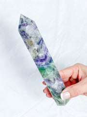 Fluorite Polished Point 415g