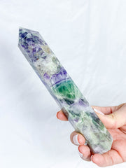 Fluorite Polished Point 415g