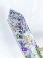 Fluorite Polished Point 415g