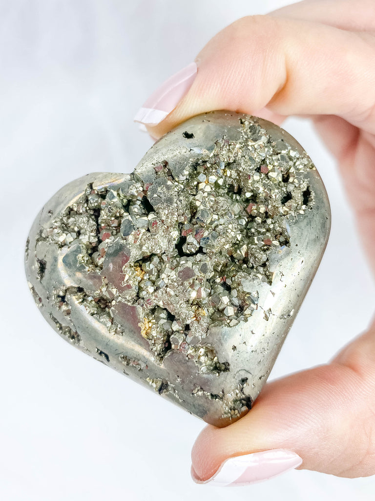 Pyrite Cluster Heart 130g