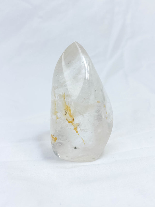 Clear Quartz with Inclusion Flame 156g