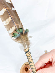 Gaia Healing Wand with Wooden Stand