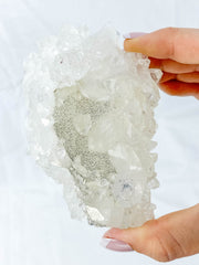 Glass Apophyllite Cluster 425g