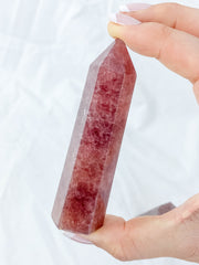 Strawberry Quartz Polished Points