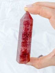 Strawberry Quartz Polished Points