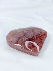 Strawberry Quartz Heart | Large