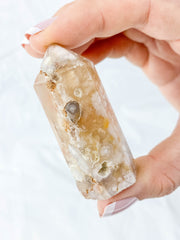 Flower Agate Polished Point | Small