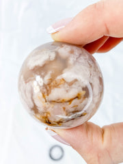 Flower Agate Sphere | Medium