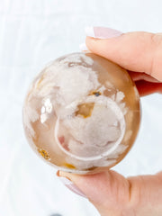 Flower Agate Sphere | Large