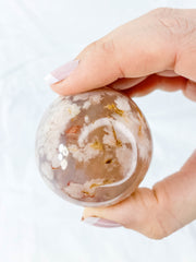 Flower Agate Sphere | Large