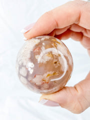 Flower Agate Sphere | Large