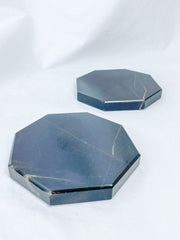 Shungite Octagon Plate | Medium