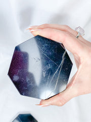 Shungite Octagon Plate | Medium