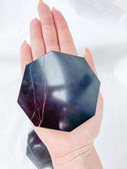 Shungite Octagon Plate | Medium