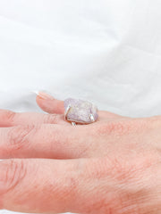 Kunzite Sterling Silver Ring