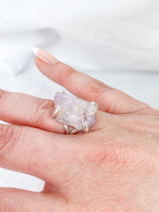 Kunzite Sterling Silver Ring