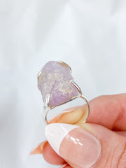 Kunzite Sterling Silver Ring