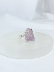 Kunzite Sterling Silver Ring
