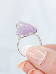 Kunzite Sterling Silver Ring