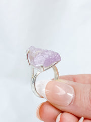 Kunzite Sterling Silver Ring