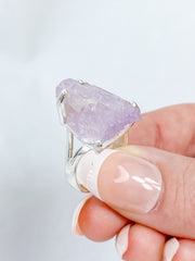 Kunzite Sterling Silver Ring