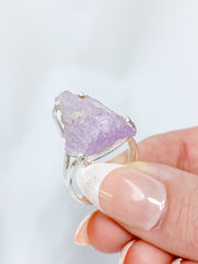Kunzite Sterling Silver Ring
