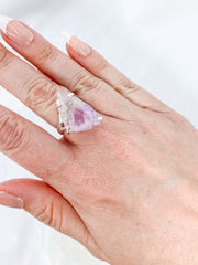 Kunzite Sterling Silver Ring
