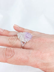 Kunzite Sterling Silver Ring