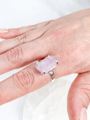 Kunzite Sterling Silver Ring